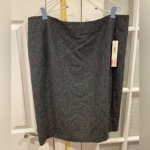 DKNY Pencil Skirt heather gray/black